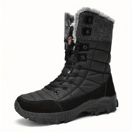 Men's Winter Snow Boots Non-slip Insulated Warm Durable Outdoor Classic Mid Calf Boots