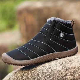 Men's Snow Boots Thermal Winter Shoes Boots, Casual Walking Shoes