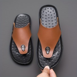 Unisex Trendy Simple Breathable Non-slip Slip On Sandals Casual Summer Beach Outdoors Slippers For Men Women