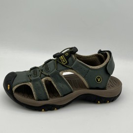 Men's Outdoor Sport Sandals, Comfortable Breathable Non-slip Water Shoes, Lightweight Hollow Out Slide For Summer Hiking Beach