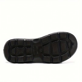 Men's Solid EVA Clogs, Oil Proof Waterproof Non-slip Slip On Shoes, Chef Shoes Kitchen Cook Shoes Hospital Shoes