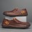 Men's Stitching Casual Loafers, Breathable Lightweight Anti-skid Slip On Shoes For Outdoor Walking Driving, Spring Summer And Autumn