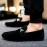Men's Faux Suede Moccasin Loafer Shoes, Comfy Non-slip Slip On Shoes, Men's Shoes, Spring And Summer