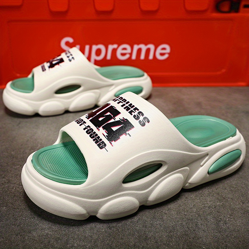 mens cloud slides pillow slippers comfortable lightweight open toe shoes for indoor outdoor shower bathroom spring and summer details 13